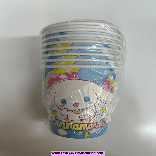 Cinnamaroll Temalı Karton Bardak